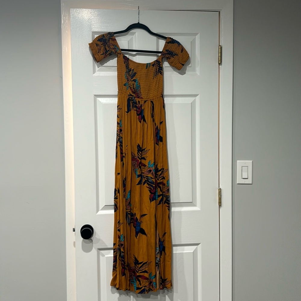 Rebellion Again Smocked Top maxi dress NWT S